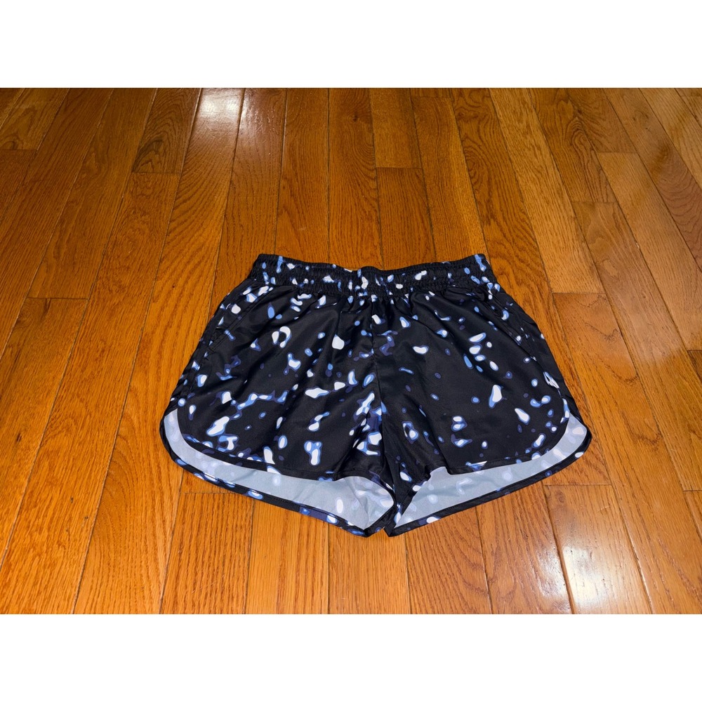 Athletic Works Black and White Speckled Athletic Shorts